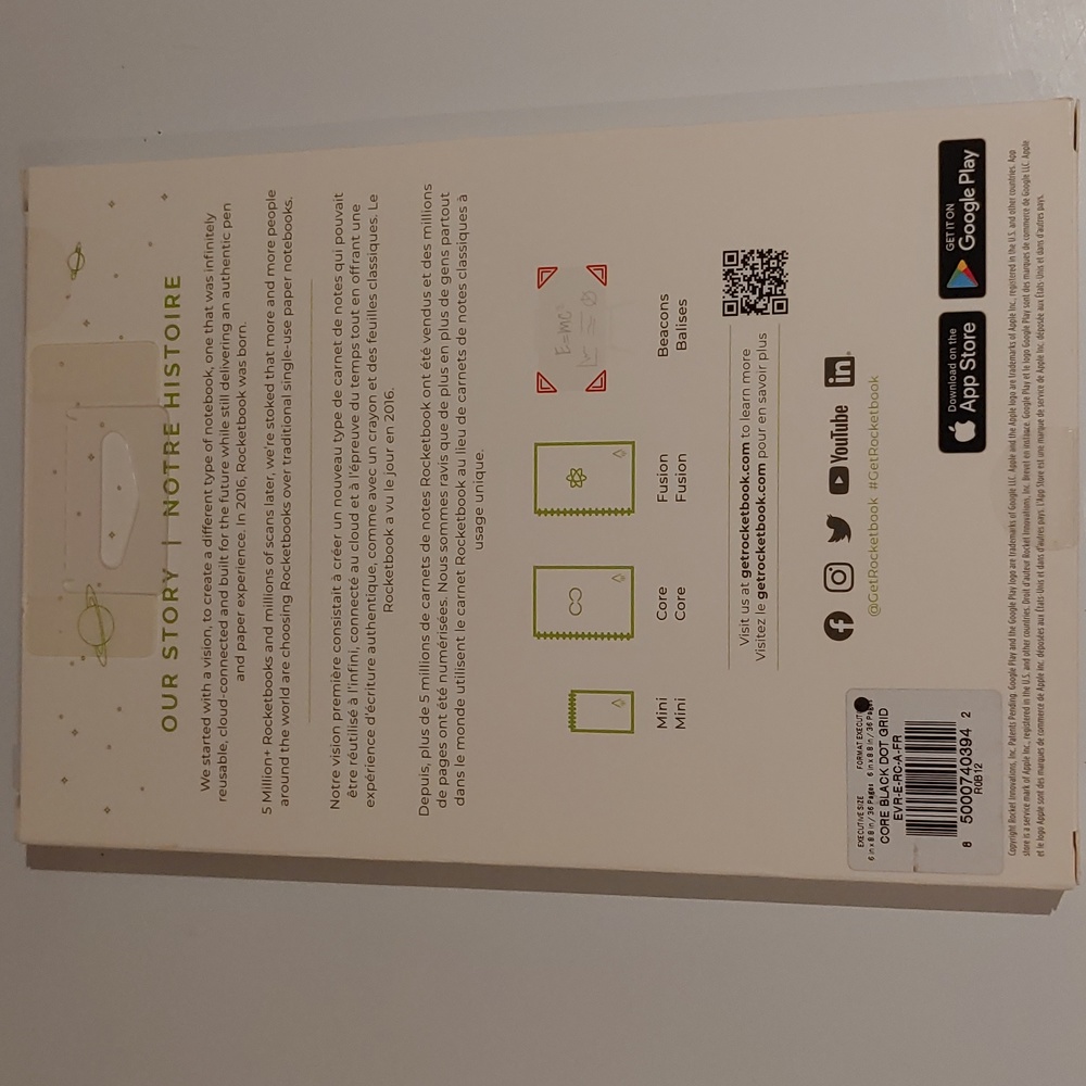 NIP Rocketbook Smart Reusable Notebook - Picture 5 of 7